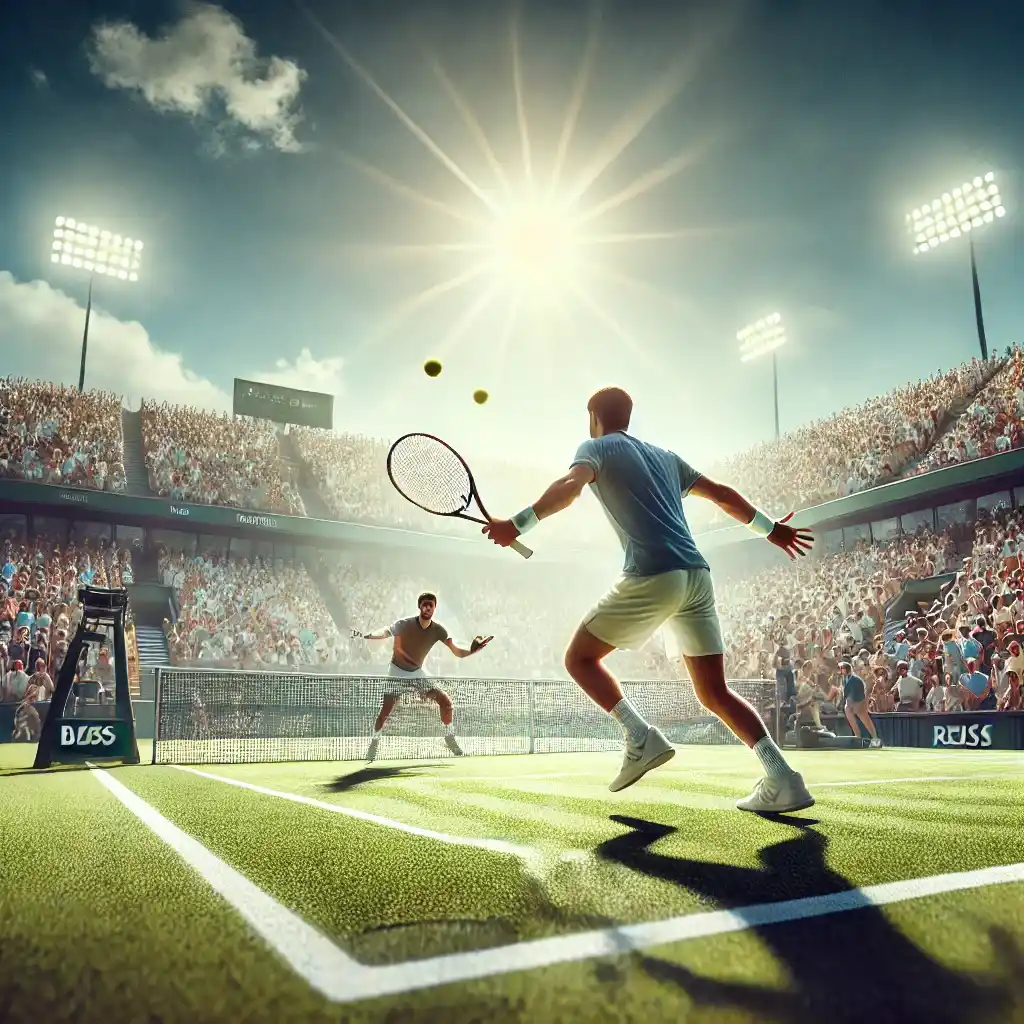 Tennis game screenshot